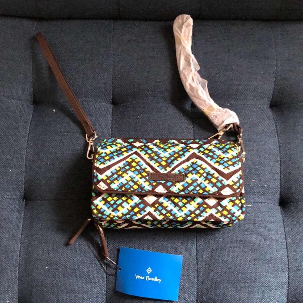 Vera Bradley wristlet/mini cross body